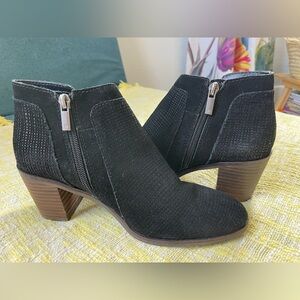 Lucky Brand Ponic Black Ankle Boots